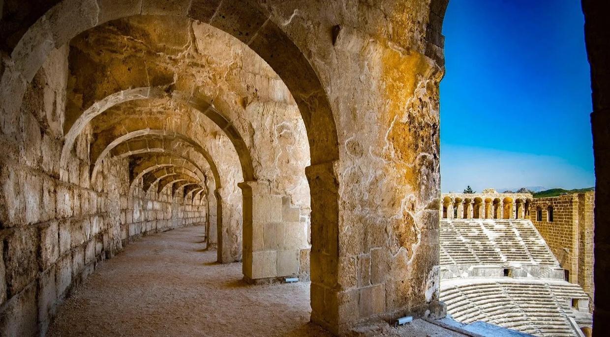 Aspendos Antik Tiyatrosu Detay
